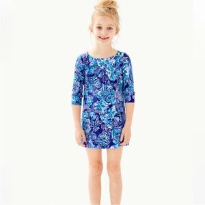Lilly Pulitzer Mini Sophie Dress - Royal Purple Cat Call Girls Size S